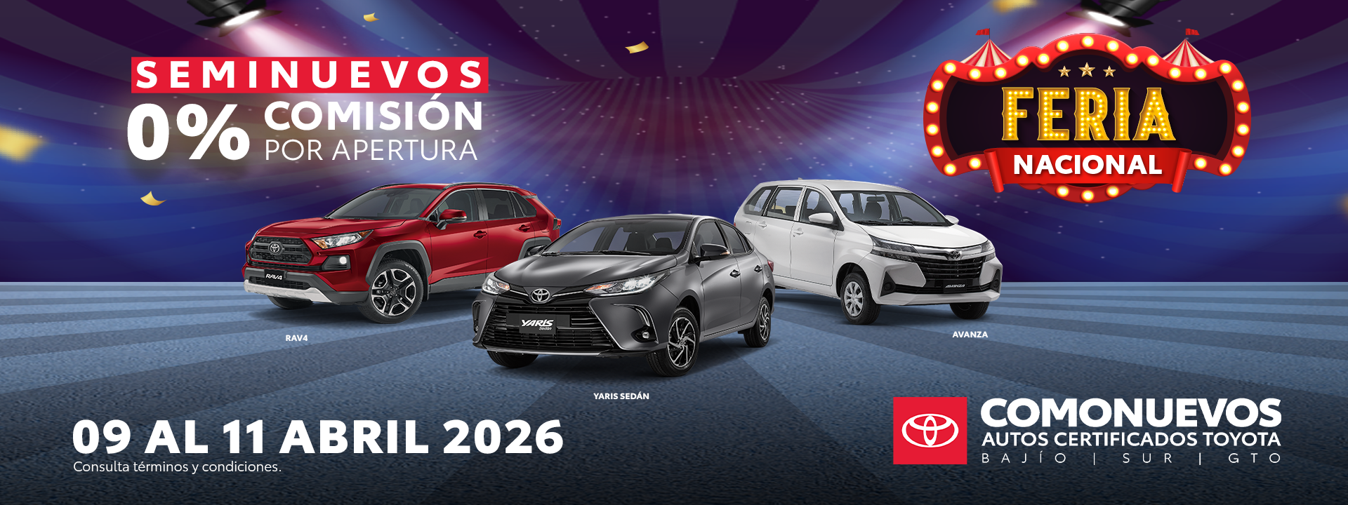 FERIA DE CRÉDITO COMONUEVOS Y SEMINUEVOS