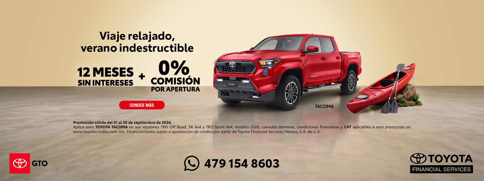 ESTRENA UNA TACOMA